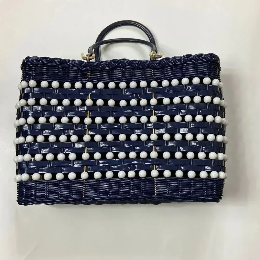 Handmade Made In Hong Kong Plastic & Metal Women Handbags